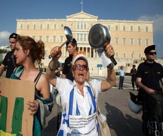 В Греции прошла крупная акция протеста